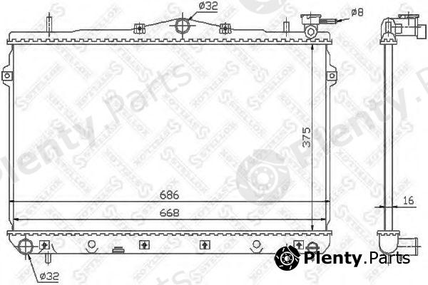  STELLOX part 10-25304-SX (1025304SX) Radiator, engine cooling