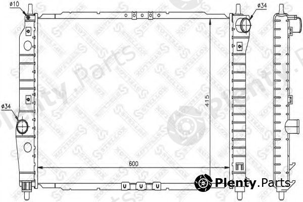  STELLOX part 10-25341-SX (1025341SX) Radiator, engine cooling