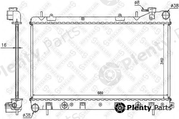  STELLOX part 10-25381-SX (1025381SX) Radiator, engine cooling