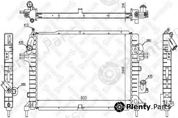  STELLOX part 10-25388-SX (1025388SX) Radiator, engine cooling