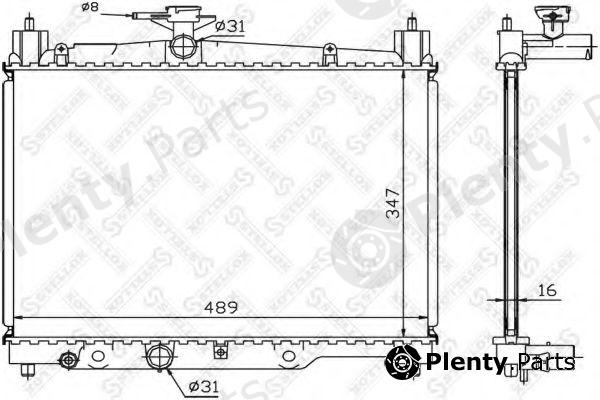  STELLOX part 10-25402-SX (1025402SX) Radiator, engine cooling