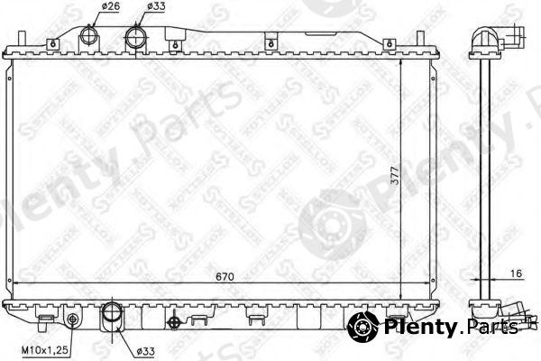  STELLOX part 10-26681-SX (1026681SX) Radiator, engine cooling