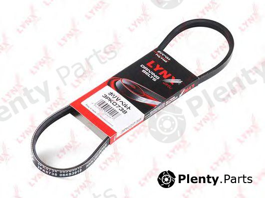  LYNXauto part 3PK0738 V-Ribbed Belts