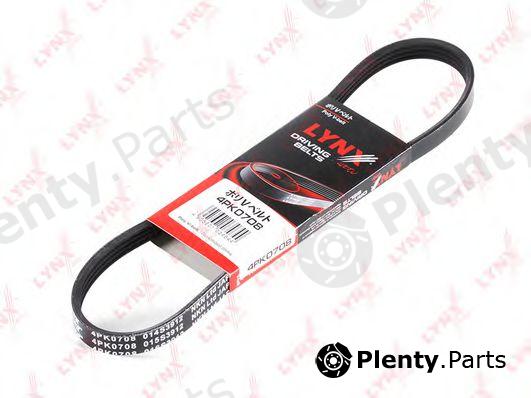  LYNXauto part 4PK0708 V-Ribbed Belts