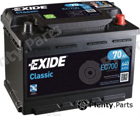  EXIDE part EC700 Starter Battery