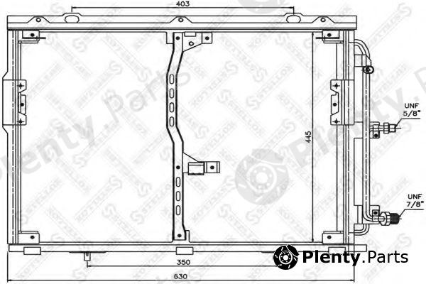  STELLOX part 10-45013-SX (1045013SX) Condenser, air conditioning