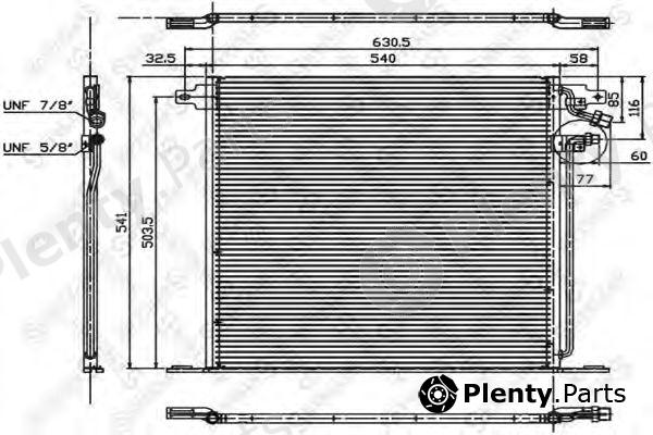 STELLOX part 10-45068-SX (1045068SX) Condenser, air conditioning