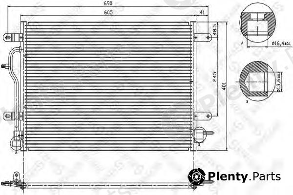  STELLOX part 10-45071-SX (1045071SX) Condenser, air conditioning