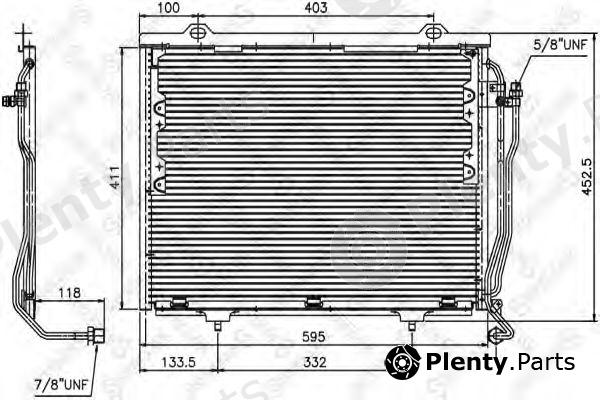  STELLOX part 10-45123-SX (1045123SX) Condenser, air conditioning