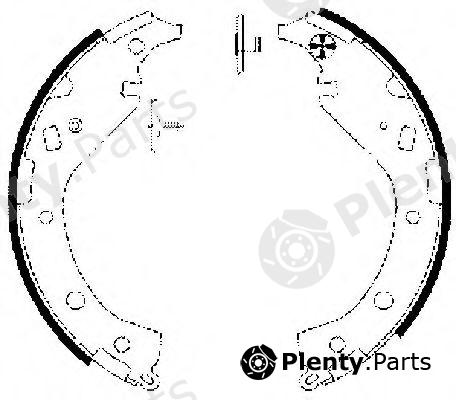  HELLA PAGID part 8DB355002-811 (8DB355002811) Brake Shoe Set