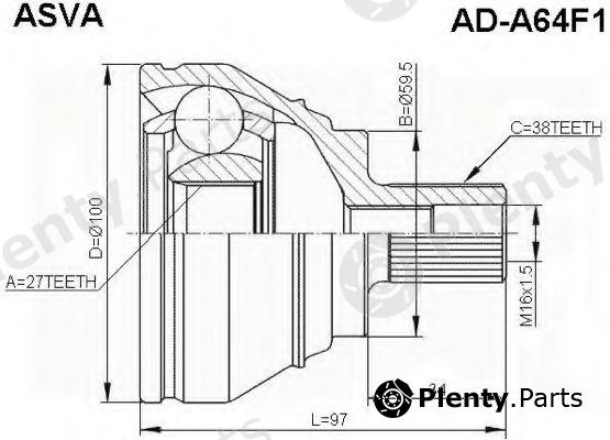  ASVA part AD-A64F1 (ADA64F1) Replacement part