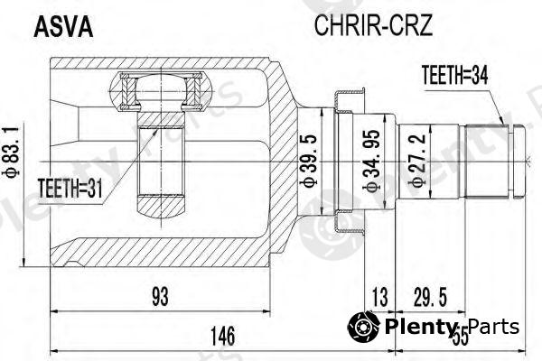  ASVA part CHRIR-CRZ (CHRIRCRZ) Replacement part