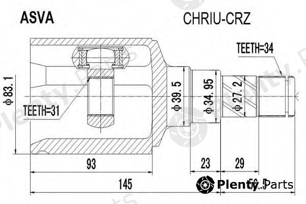  ASVA part CHRIU-CRZ (CHRIUCRZ) Replacement part