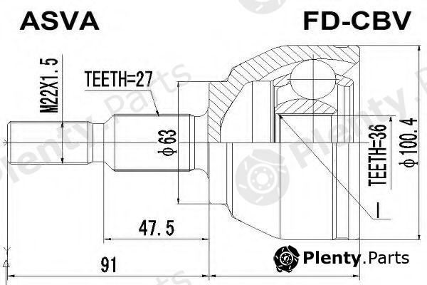  ASVA part FDCBV Replacement part