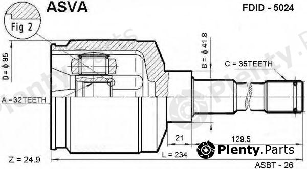  ASVA part FDID5024 Replacement part