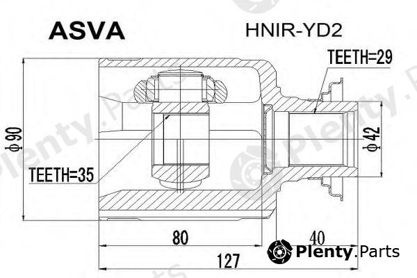  ASVA part HNIR-YD2 (HNIRYD2) Joint Kit, drive shaft