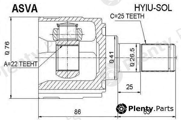  ASVA part HYIUSOL Replacement part