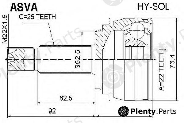  ASVA part HYSOL Replacement part