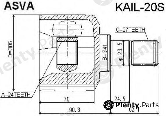  ASVA part KAIL20S Replacement part