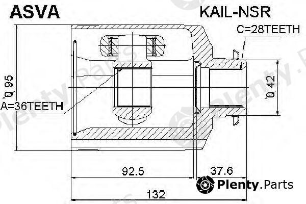  ASVA part KAILNSR Replacement part