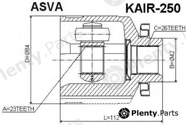  ASVA part KAIR250 Replacement part