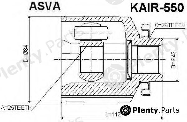  ASVA part KAIR550 Joint Kit, drive shaft