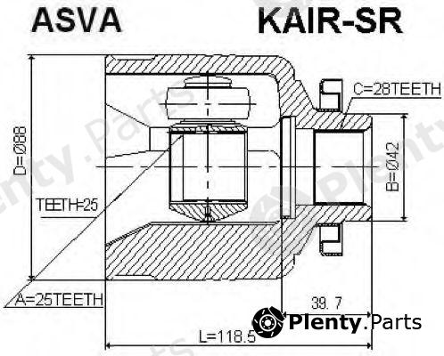  ASVA part KAIRSR Drive Shaft