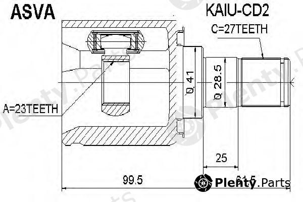  ASVA part KAIUCD2 Replacement part