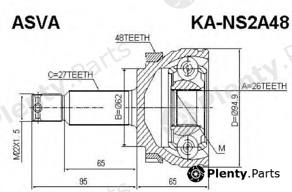  ASVA part KANS2A48 Replacement part