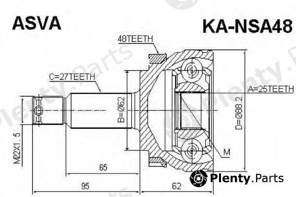  ASVA part KANSA48 Replacement part