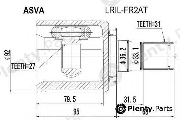  ASVA part LRILFR2AT Replacement part
