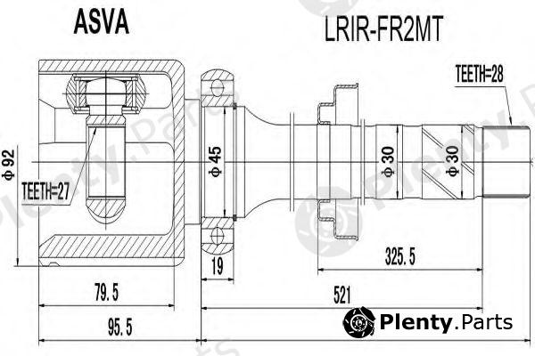  ASVA part LRIR-FR2MT (LRIRFR2MT) Replacement part