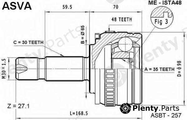  ASVA part ME-ISTA48 (MEISTA48) Replacement part