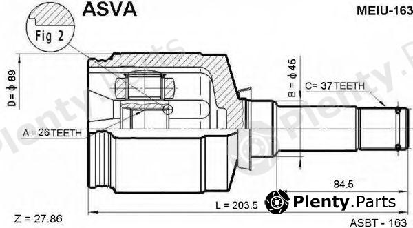  ASVA part MEIU163 Replacement part