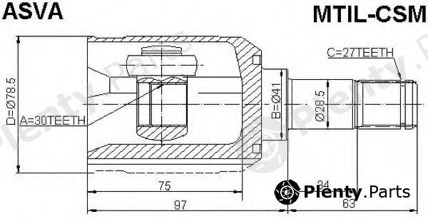  ASVA part MTILCSM Replacement part