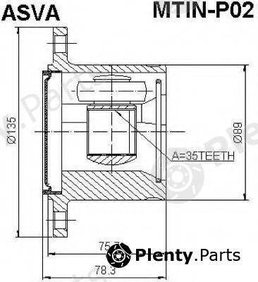  ASVA part MTINP02 Replacement part