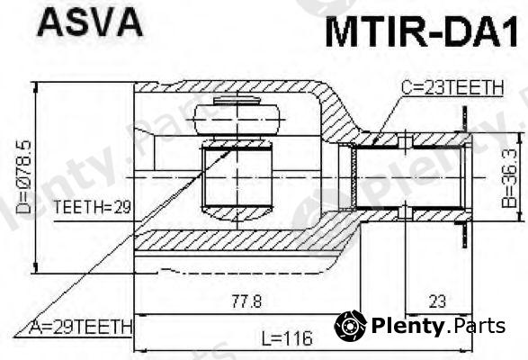  ASVA part MTIRDA1 Replacement part
