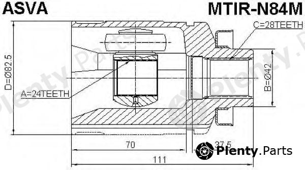  ASVA part MTIRN84M Replacement part