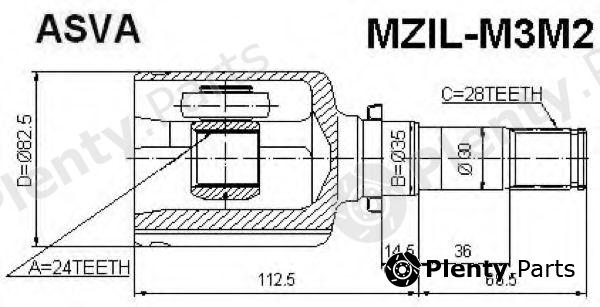  ASVA part MZILM3M2 Replacement part