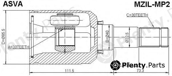  ASVA part MZILMP2 Replacement part