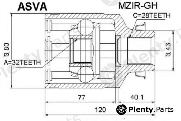  ASVA part MZIRGH Replacement part