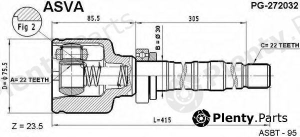  ASVA part PG272032 Replacement part