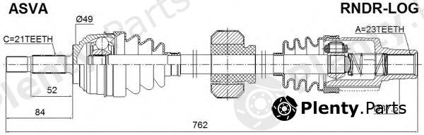  ASVA part RNDR-LOG (RNDRLOG) Replacement part