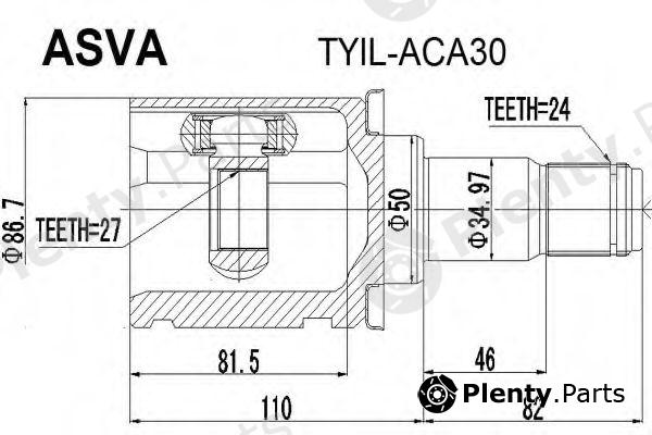 ASVA part TYIL-ACA30 (TYILACA30) Replacement part