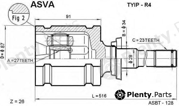  ASVA part TYIPR4 Replacement part
