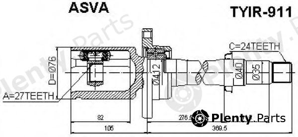  ASVA part TYIR911 Replacement part