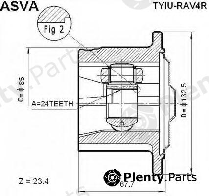  ASVA part TYIURAV4R Replacement part