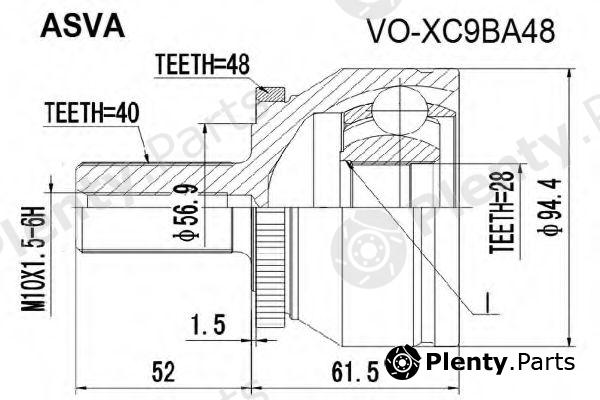  ASVA part VO-XC9BA48 (VOXC9BA48) Replacement part