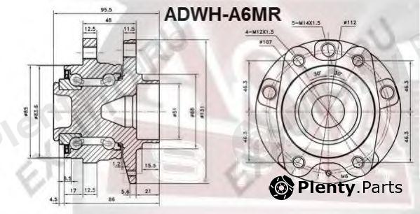  ASVA part ADWH-A6MR (ADWHA6MR) Wheel Bearing Kit