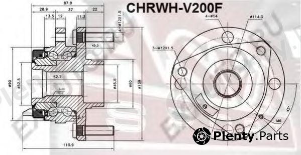  ASVA part CHRWHV200F Replacement part